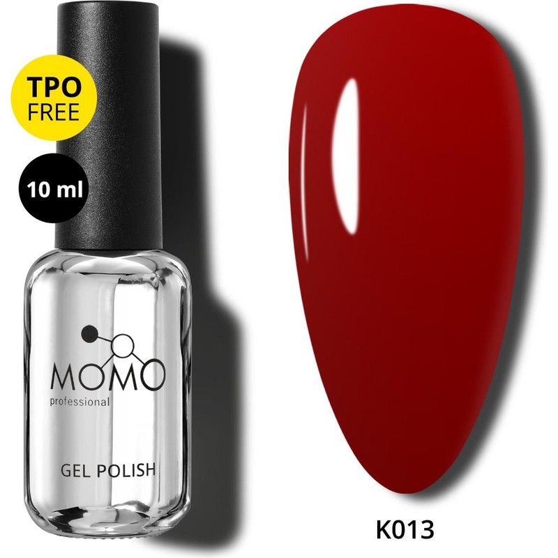 Momo Professional Kalıcı Oje K020, Kan Kırmızısı, 10 ml
