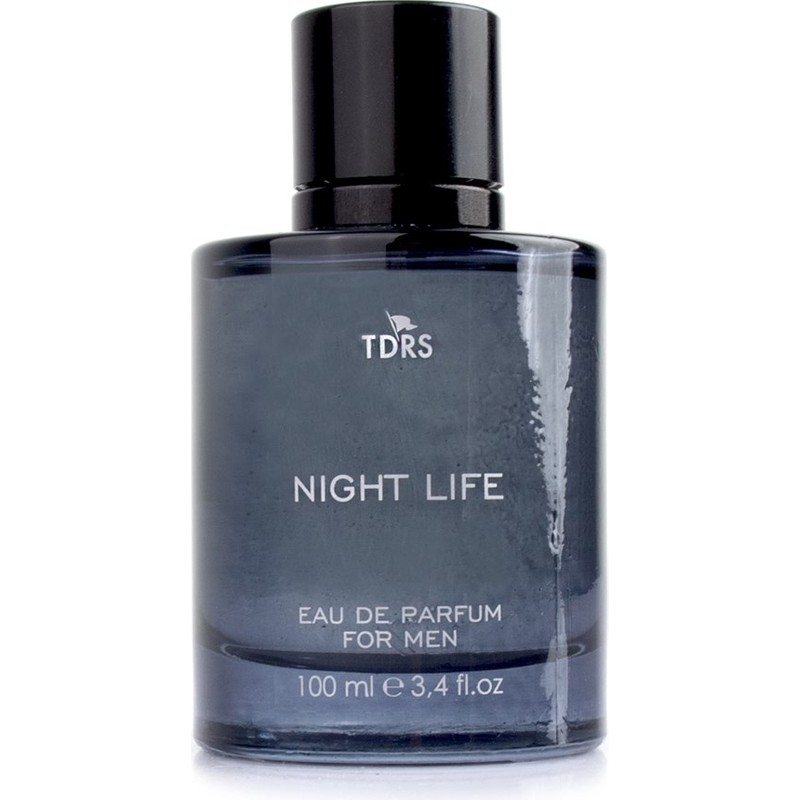 TDRS Night Life Erkek Parfüm 100 ML EDP Uzun Süre Kalıcı Bergamot Odunsu Çiçeksi Koku