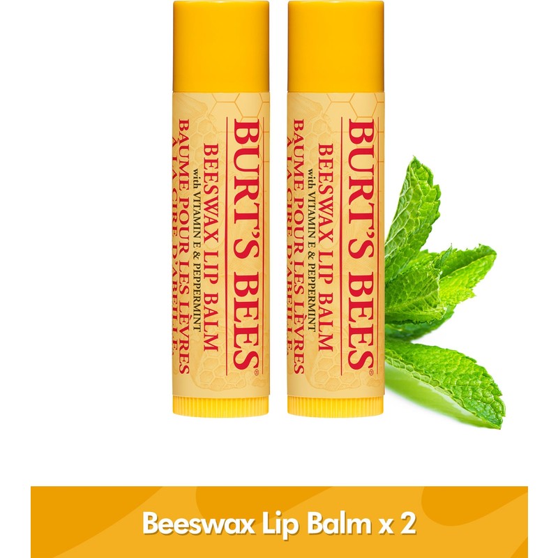 Burt's Bees Beeswax Dudak Bakım Kremi 4,25 G x 2 Blister Ambalaj ile Nemlendirici Etki