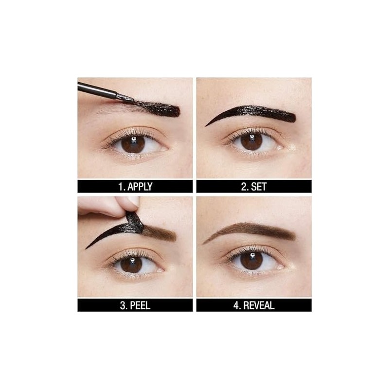 New York Tattoo Brow Geçici Kaş Dövmesi, Koyu Ton, 4.9 ml