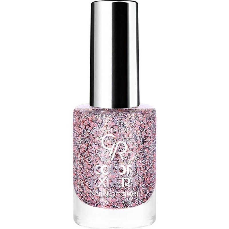 Golden Rose Color Expert Glitter No: 608 10.2 ml Geniş Fırçalı Oje Yüksek Kapatıcılık ve Parlaklık