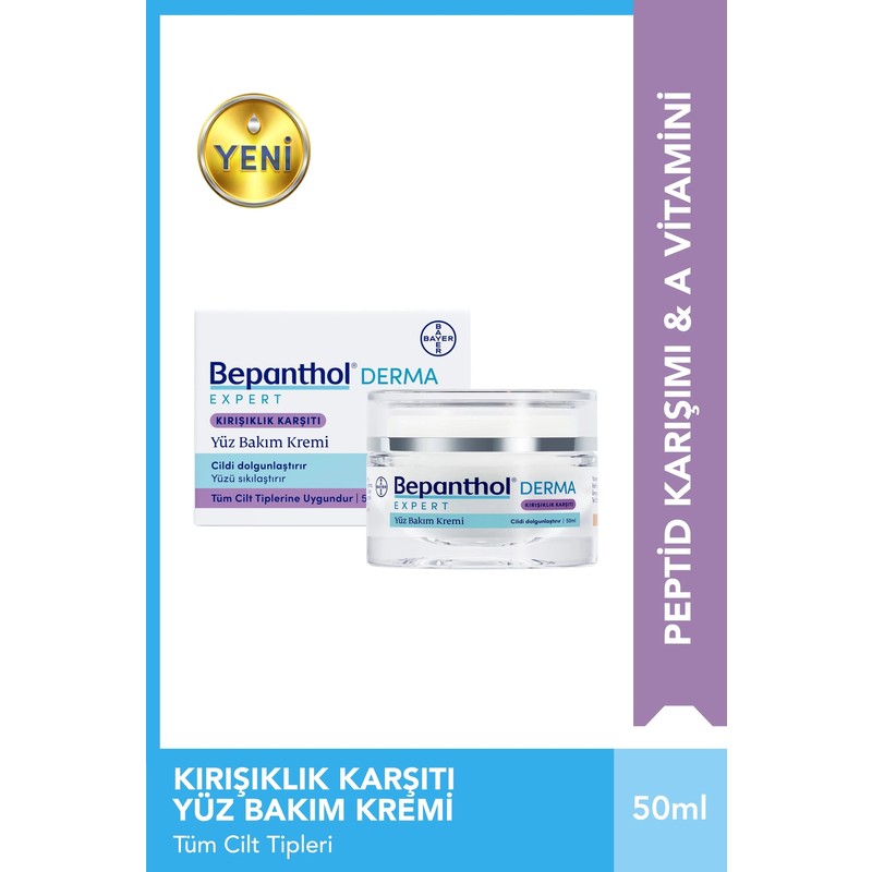 Bepanthol Expert Kırışıklık Karşıtı Yüz Kremi 50 ml
