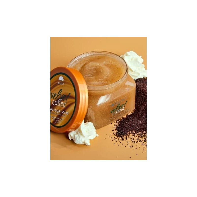 Elivora Tree Hut Velvet Coffee Shea Sugar Scrub Vücut Peelingi 510GR