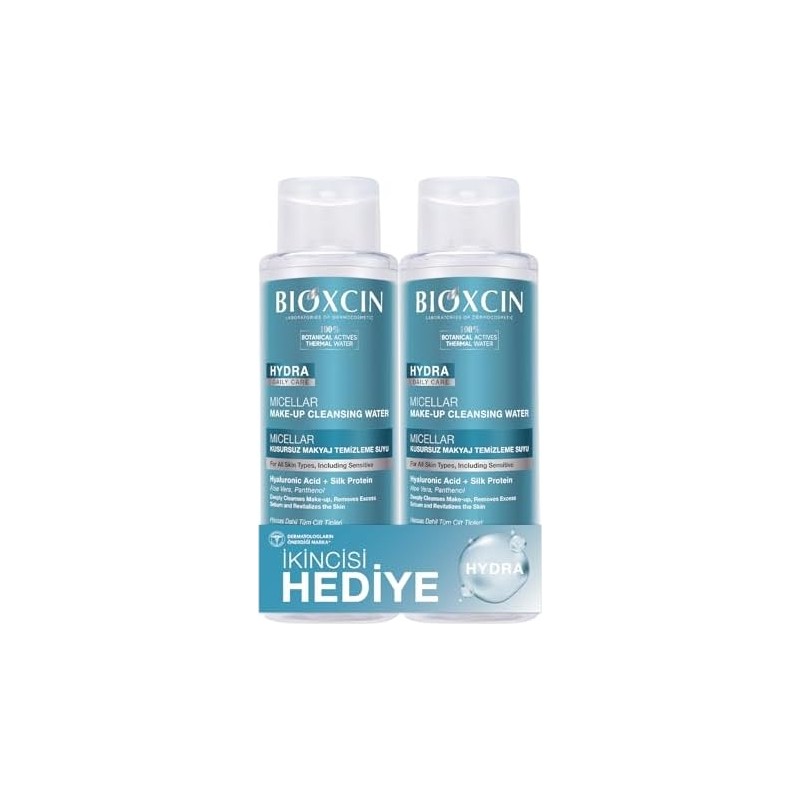 Elivora Hydra Micellar Kusursuz Makyaj Temizleme Suyu | 500 ml 1 Alana 1 Hediye | Vegan Misel Su | Tüm Cilt Tipleri Için
