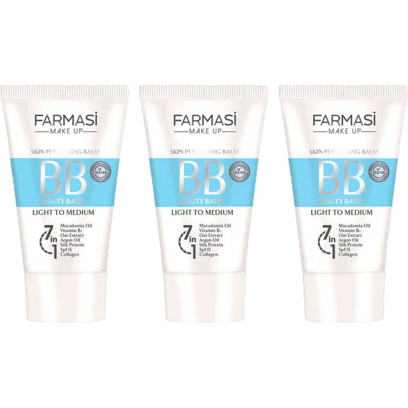Farmasi BB Krem Açıktan Ortaya Light To Medium 50 ml Nemlendirici Etkili Macadamia Özlü