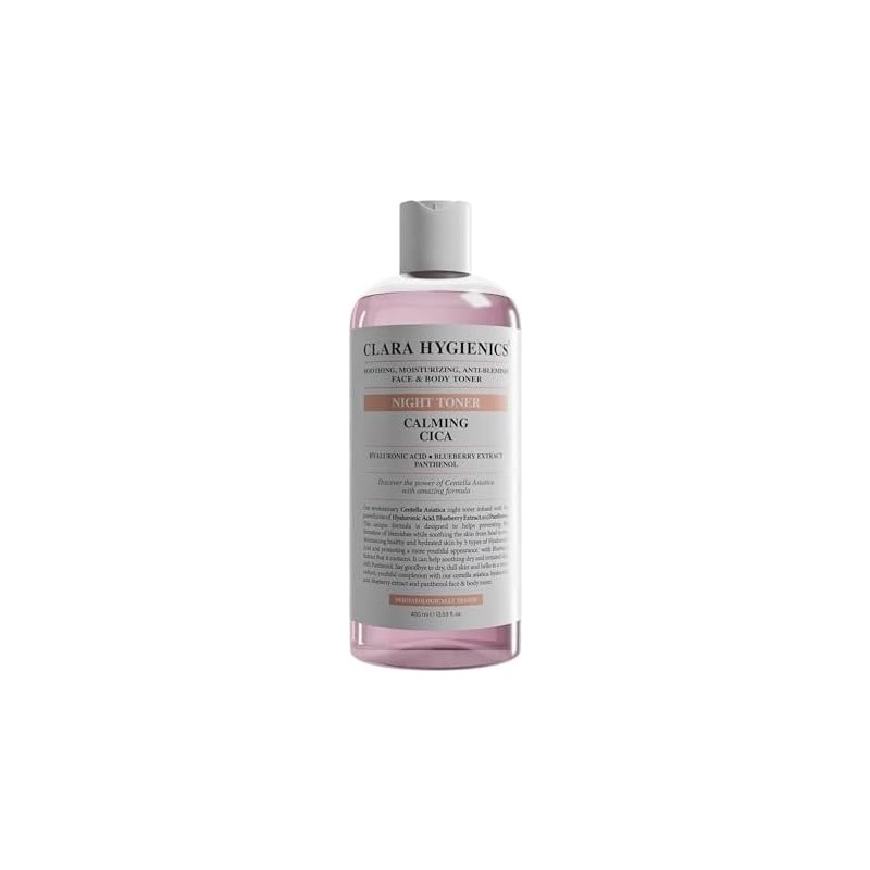 Calming Cica Antiblemish Face And Body Vegan Night Toner 400ML Tonik