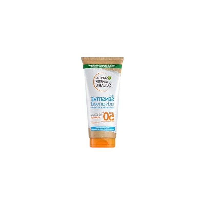 Die Grup Garnier Ambre Solaire Sensitive Advanced Hipoalerjenik Güneş Koruyucu Süt SPF50+ 175ML