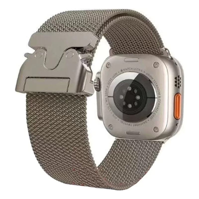 Renas Store Newface Apple Watch 42MM Milano Metal Kordon - Desert