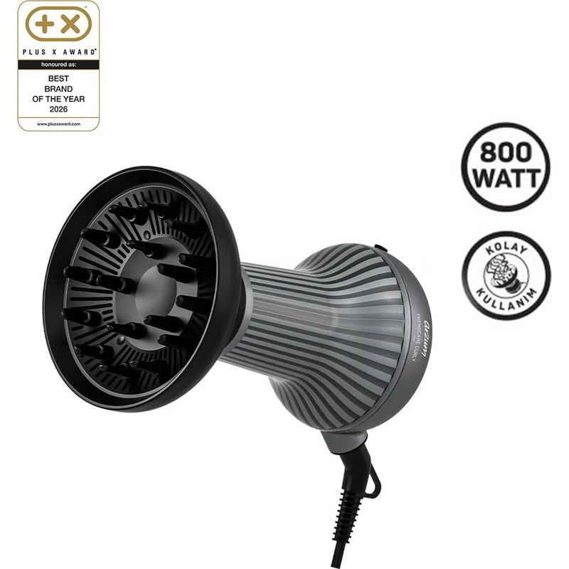 Arzum AR5124 Trendcare Curly 800W Saç Kurutma Makinesi, Difüzör Başlıklı, Bukle Belirginleştirici