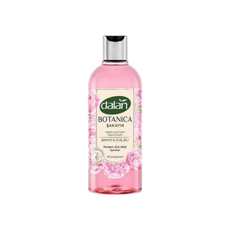 Dalan Botanica Şakayık Kokulu Duş Jeli 500 ml Romantik Etkili Doğal İçeriklerle Yenileyici