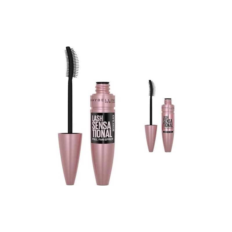 TeknoKapsül New York Lash Sensational Yelpaze Etkili Intense Maskara - Ekstra Siyah 1 Paket (1 x 9.5 Ml) + New