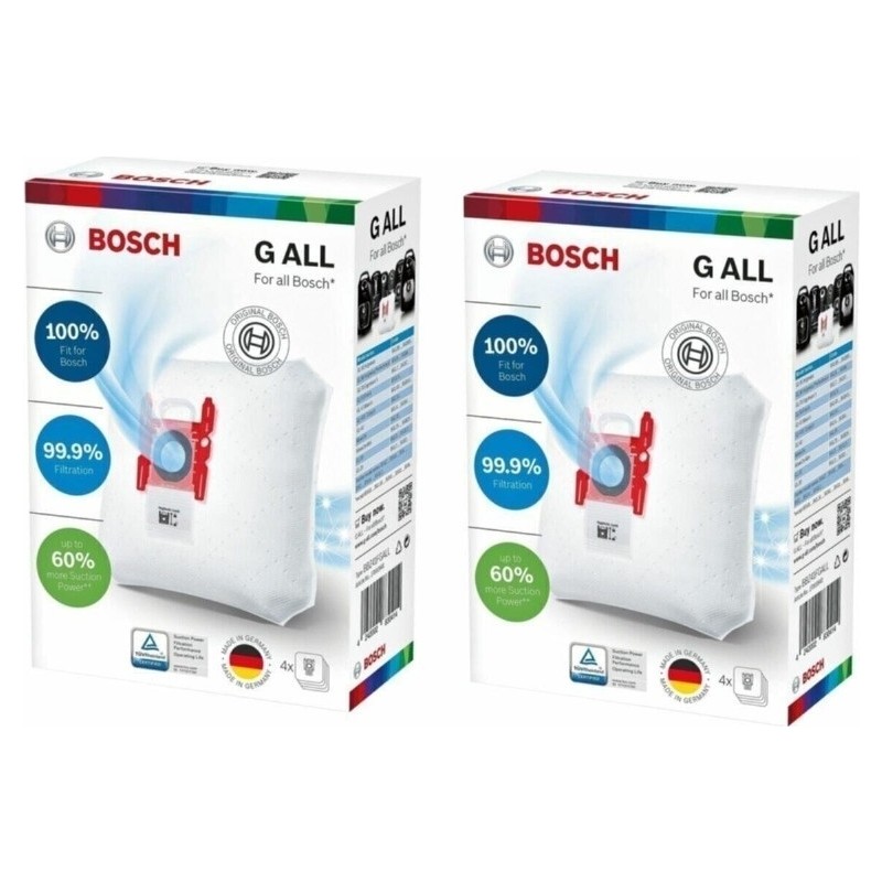 Bosch BBZ41FGALL Elektrik Süpürgesi Toz Torbası 2 Kutu Yüksek Emiş Gücü Kolay Değiştirilebilir Tasarım - Piinti Fiyat Karşılaştırması