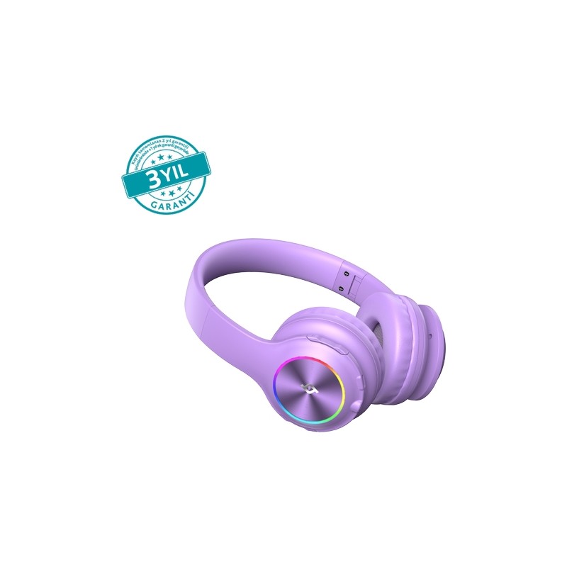 Ttec Soundbuddy Funled LED Işıklı Kulaküstü Kablosuz Bluetooth Çocuk Kulaklığı Pudra Lila 2KM172PL - Piinti Fiyat Karşılaştırması