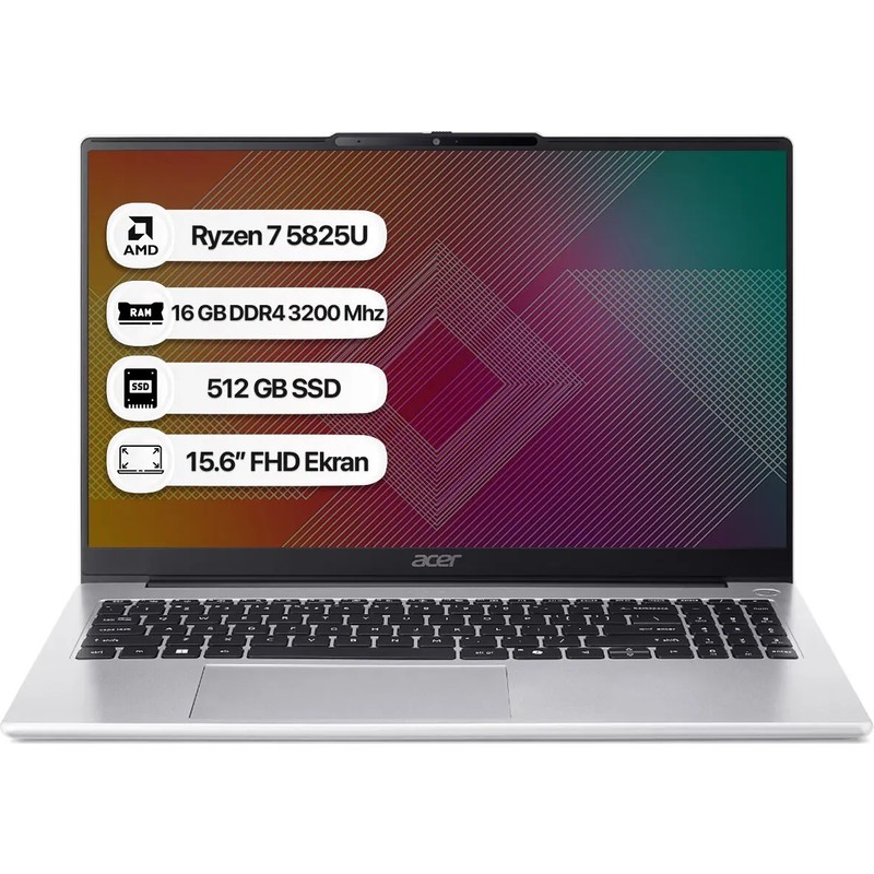Acer Aspire Lite 15.6" FHD Taşınabilir Bilgisayar Amd Ryzen 7 5825U 16GB DDR4 512GB SSD Özellikleri - Piinti Fiyat Karşılaştırması