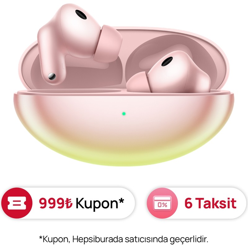 Huawei Freebuds Neo Kablosuz Kulaklık- Pembe, Aktif Gürültü Engelleme Kulaklık, 40 Saat Pil Ömrü, Ios ve Android Uyumlu - Piinti Fiyat Karşılaştırması
