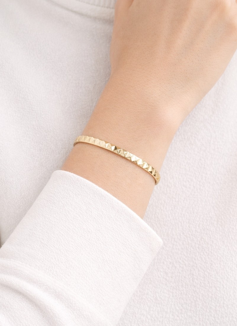 Kızılay Kuyumcusu 22 Ayar Altın Piramit Model Bilezik 16.23 gr