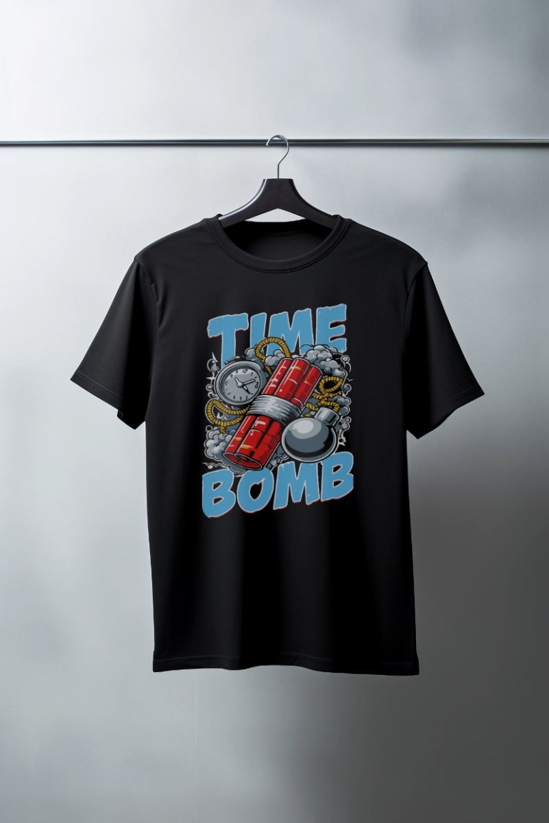 Fantastik Store Unisex Oversize 24/1 Penye Dtf Baskılı Tişört - DTF115