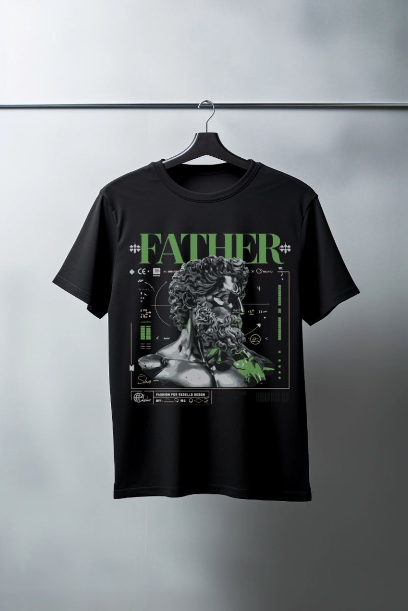 Fantastik Store Unisex Oversize 24/1 Penye Dtf Baskılı Tişört - DTF84