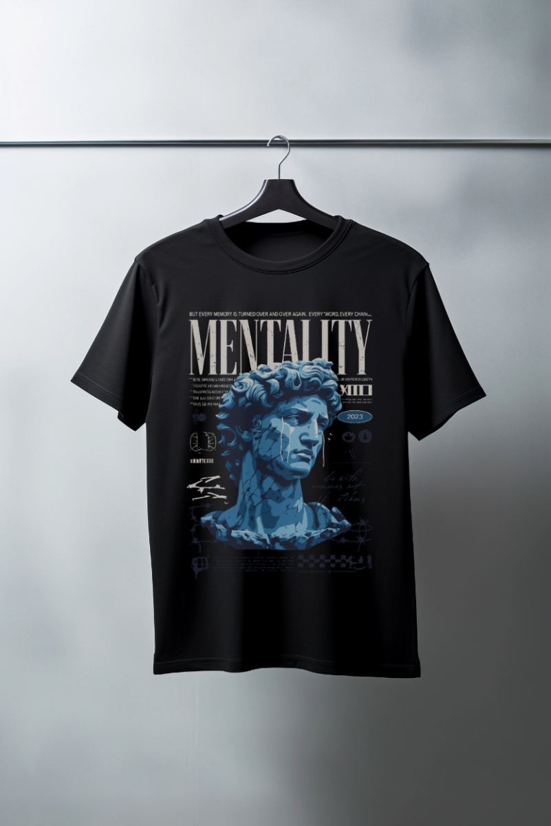 Fantastik Store Unisex Oversize 24/1 Penye Dtf Baskılı Tişört - DTF96