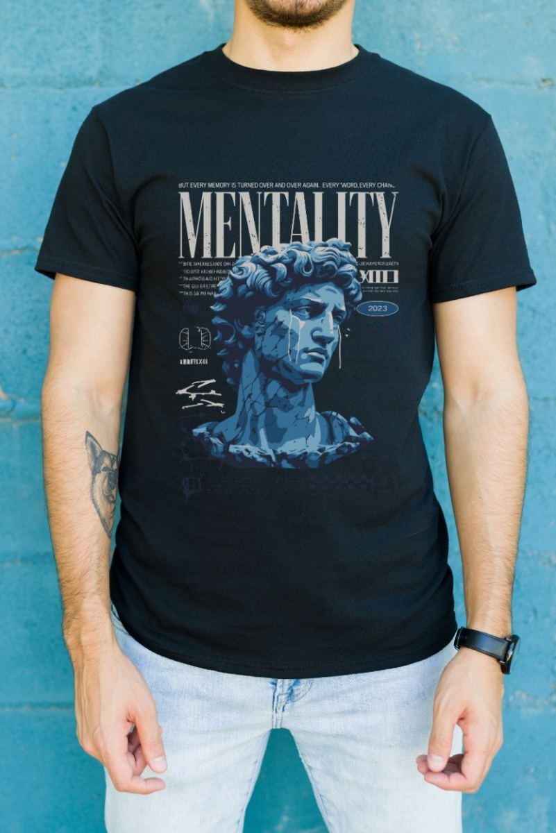 Fantastik Store Unisex Oversize 24/1 Penye Dtf Baskılı Tişört - DTF96 görsel 2