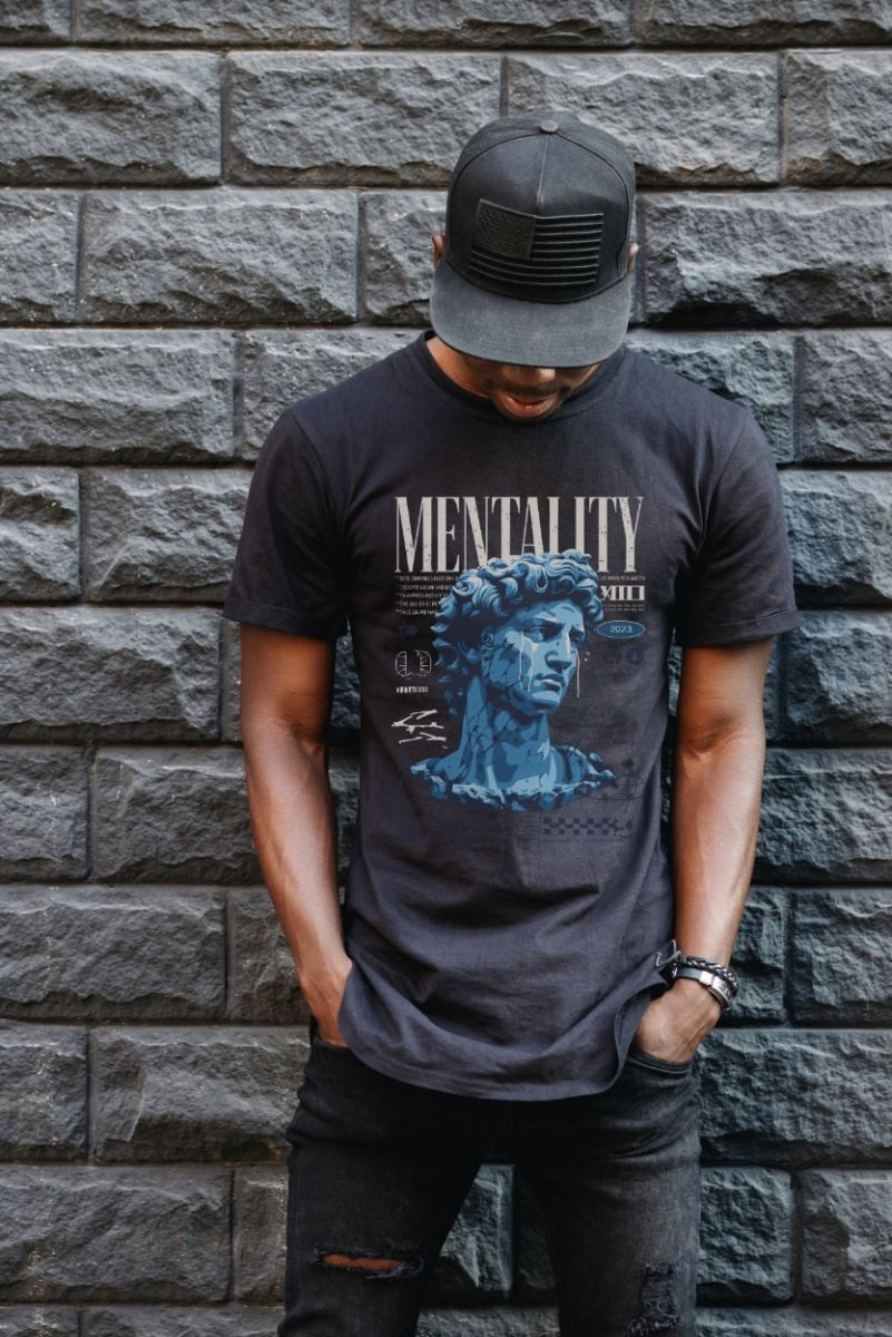 Fantastik Store Unisex Oversize 24/1 Penye Dtf Baskılı Tişört - DTF96 görsel 3