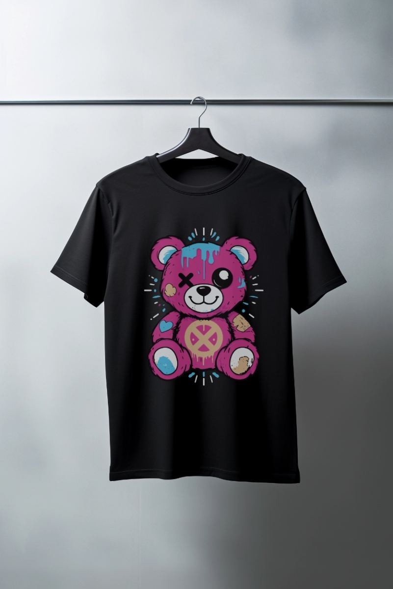 Fantastik Store Unisex Oversize 24/1 Penye Dtf Baskılı Tişört - DTF182