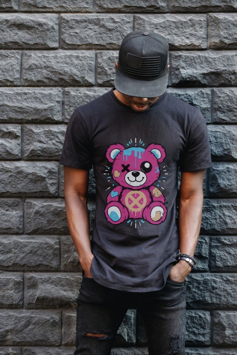 Fantastik Store Unisex Oversize 24/1 Penye Dtf Baskılı Tişört - DTF182 görsel 3