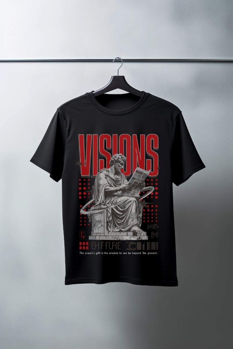 Fantastik Store Unisex Oversize 24/1 Penye Dtf Baskılı Tişört - DTF77