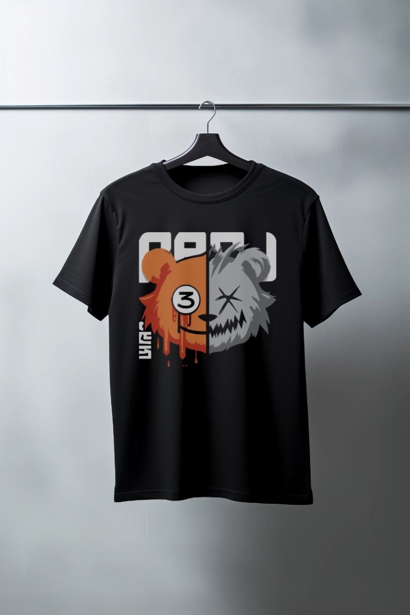 Fantastik Store Unisex Oversize 24/1 Penye Dtf Baskılı Tişört - DTF114