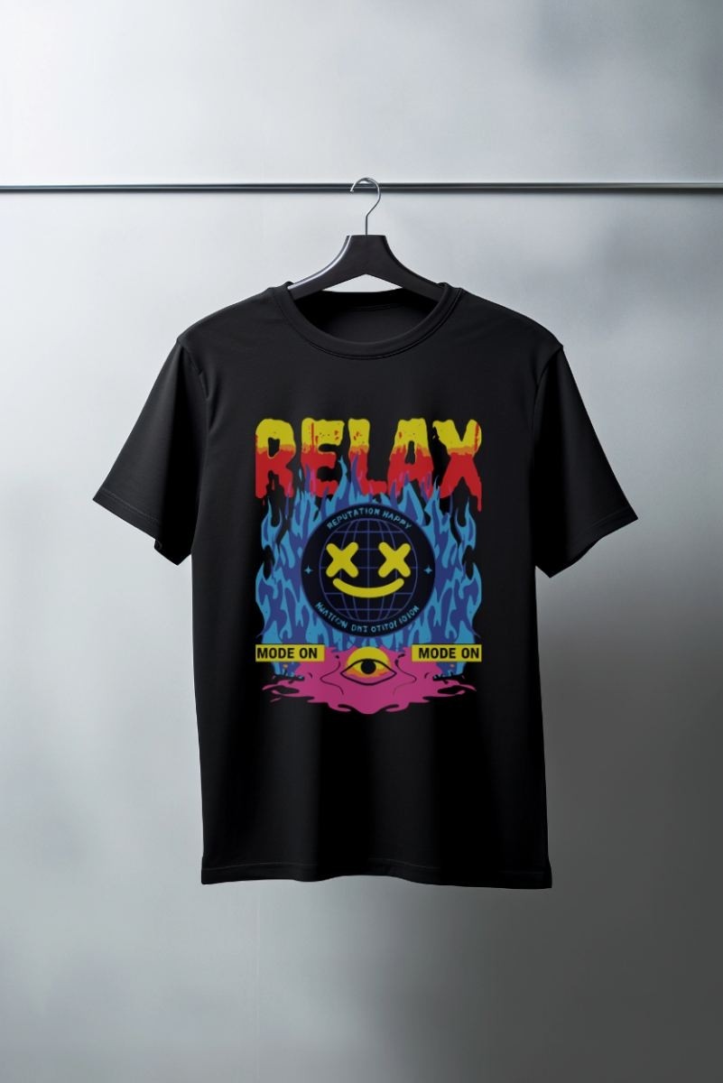 Fantastik Store Unisex Oversize 24/1 Penye Dtf Baskılı Tişört - DTF162