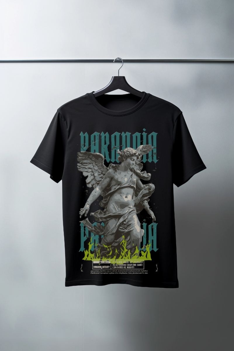 Fantastik Store Unisex Oversize 24/1 Penye Dtf Baskılı Tişört - DTF93