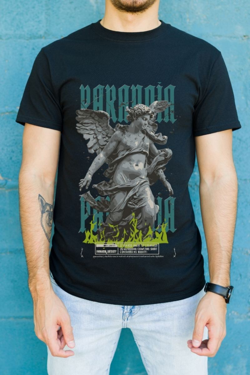 Fantastik Store Unisex Oversize 24/1 Penye Dtf Baskılı Tişört - DTF93 görsel 2