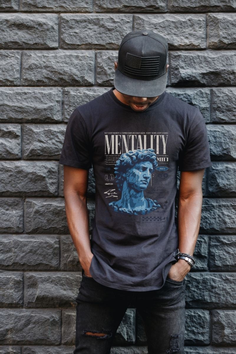 Fantastik Store Unisex Oversize 24/1 Penye Dtf Baskılı Tişört - DTF95 görsel 3