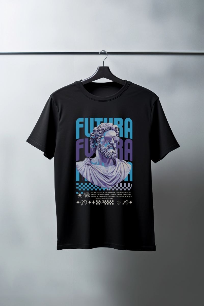 Fantastik Store Unisex Oversize 24/1 Penye Dtf Baskılı Tişört - DTF85