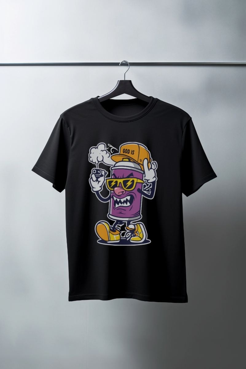 Fantastik Store Unisex Oversize 24/1 Penye Dtf Baskılı Tişört - DTF183