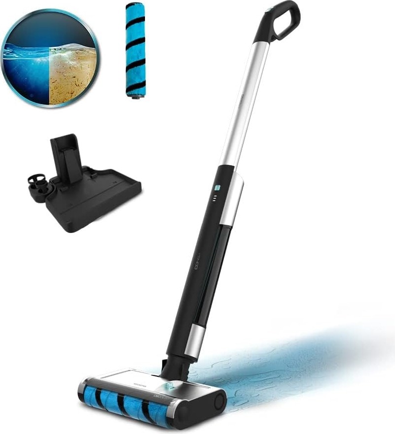 OEM Freego Wash Elektrikli Paspas, 40W, 40 Dakika Çalışma Süresi, Wet Jalisco Emici Silindir, 420 ml Temiz ve 150 ml Kirli Su Tankı, Otomatik Püskürtme, Kendini Temizleme Istasyonu