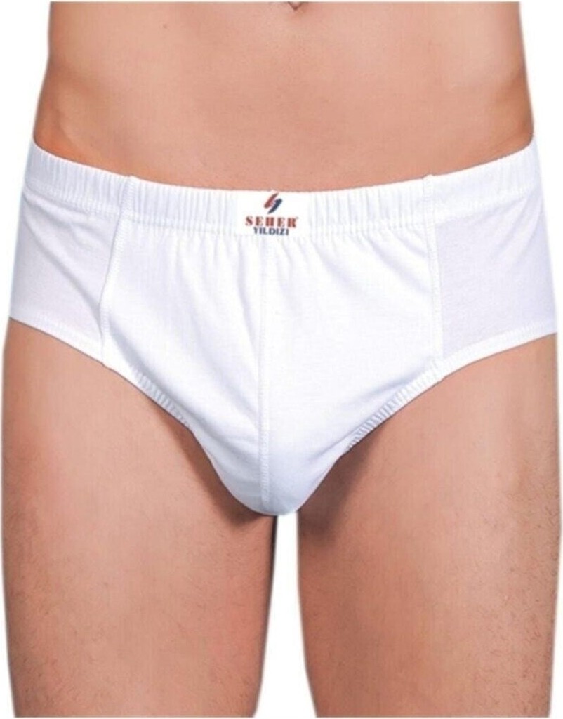 Tutku Beyaz 12'lı Slip Külot -BEYAZ-1
