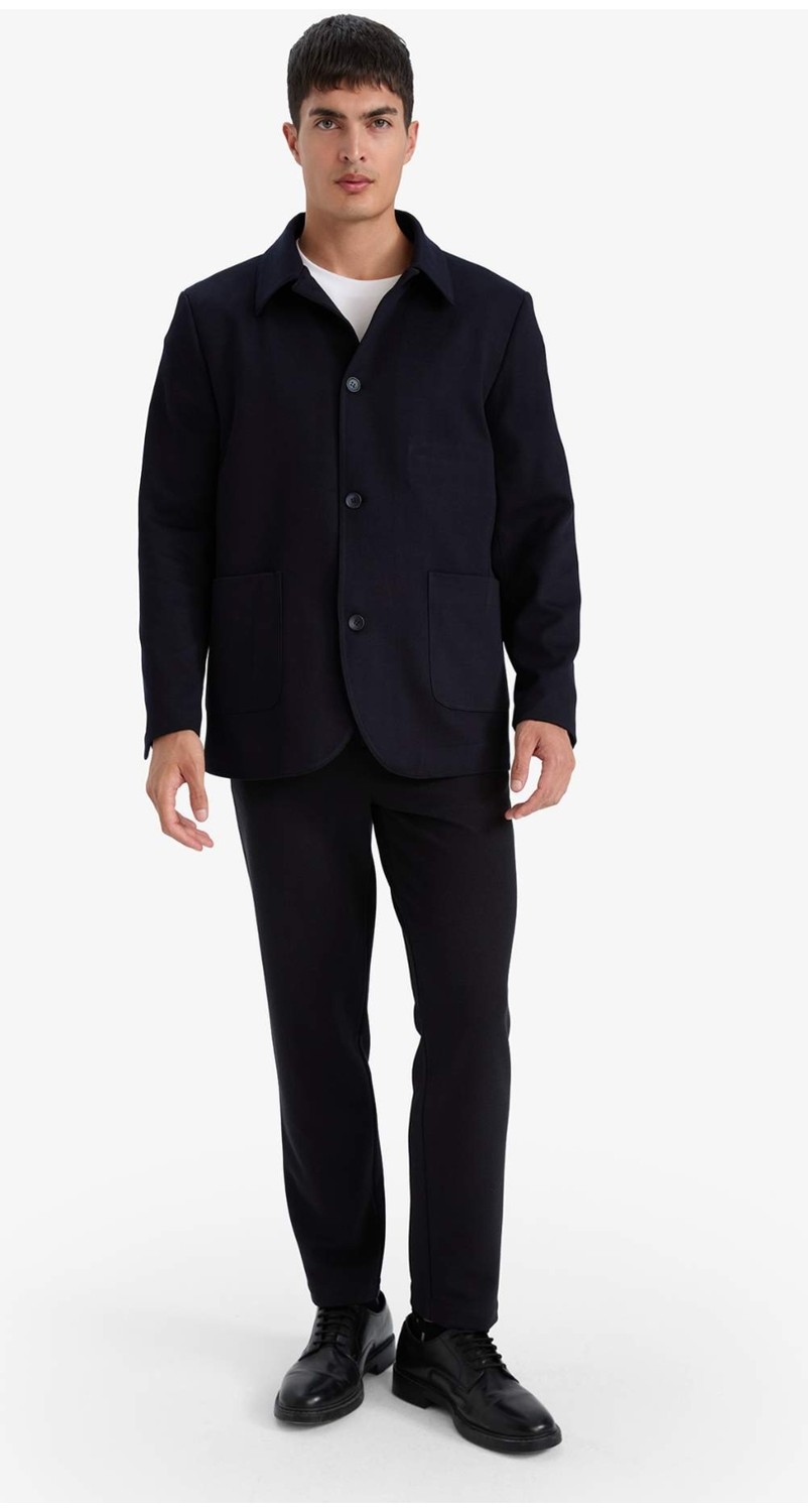 DeFacto Esnek Kumaş Tailored Fit Pantolon D3695AX26SP görsel 2