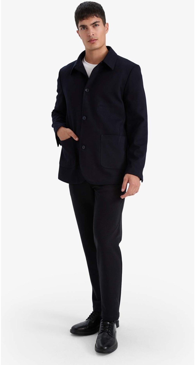 DeFacto Esnek Kumaş Tailored Fit Pantolon D3695AX26SP görsel 4