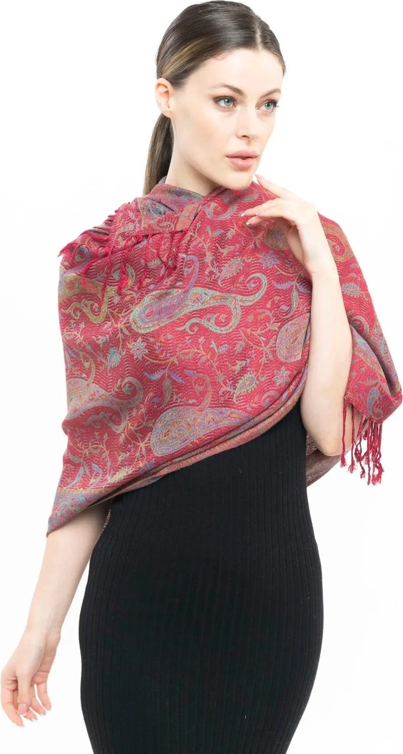 Pashmina Kaşmir Şal | Duman | %100 Kaşmir Yünü | 70X180 cm | 4 Mevsim