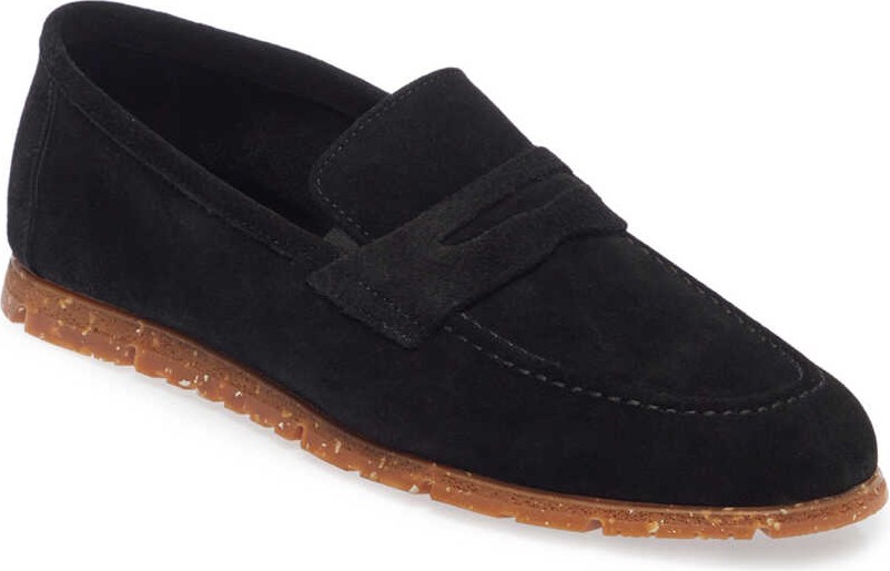 Tergan Mavi Hakiki Süet Deri Erkek Loafer - E24I1AY56588-F60