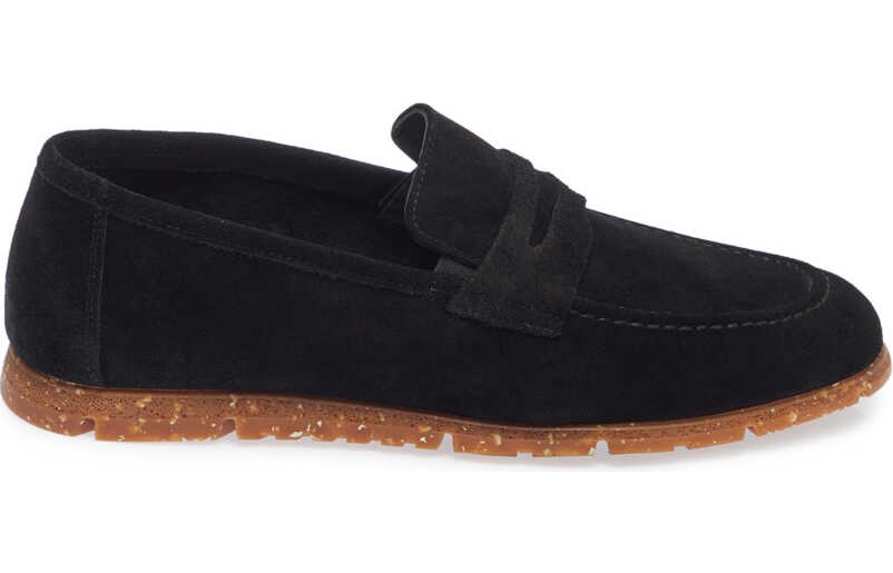Tergan Mavi Hakiki Süet Deri Erkek Loafer - E24I1AY56588-F60 görsel 3