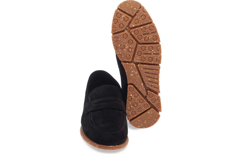 Tergan Mavi Hakiki Süet Deri Erkek Loafer - E24I1AY56588-F60 görsel 4
