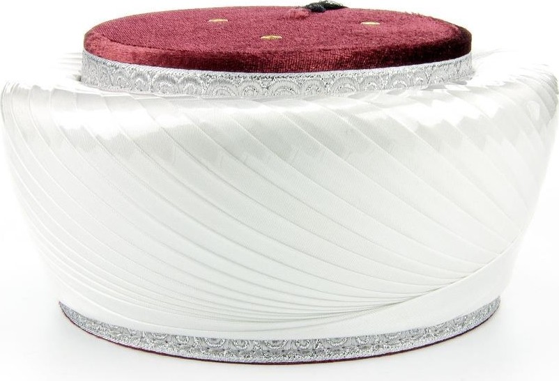 Camimarket Kadim Sultan Saten Beyaz Sarık