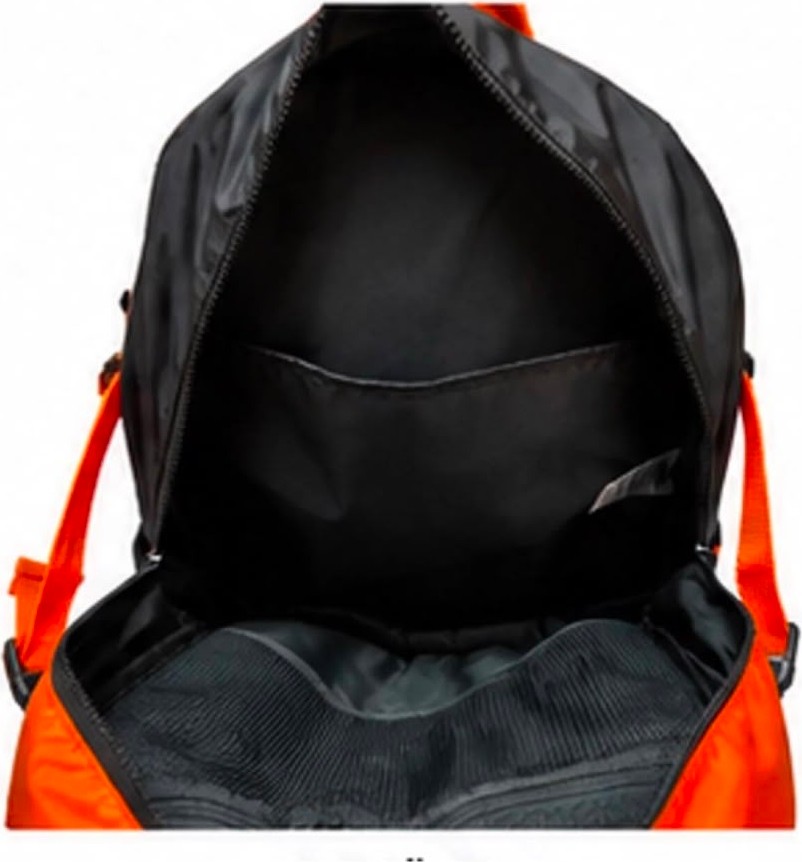 Umbro Cleo Backpack Siyah/turuncu Su Itici, Reflektörlü Spor Sırt Çantası, Okul Çantası - TT0044 görsel 5