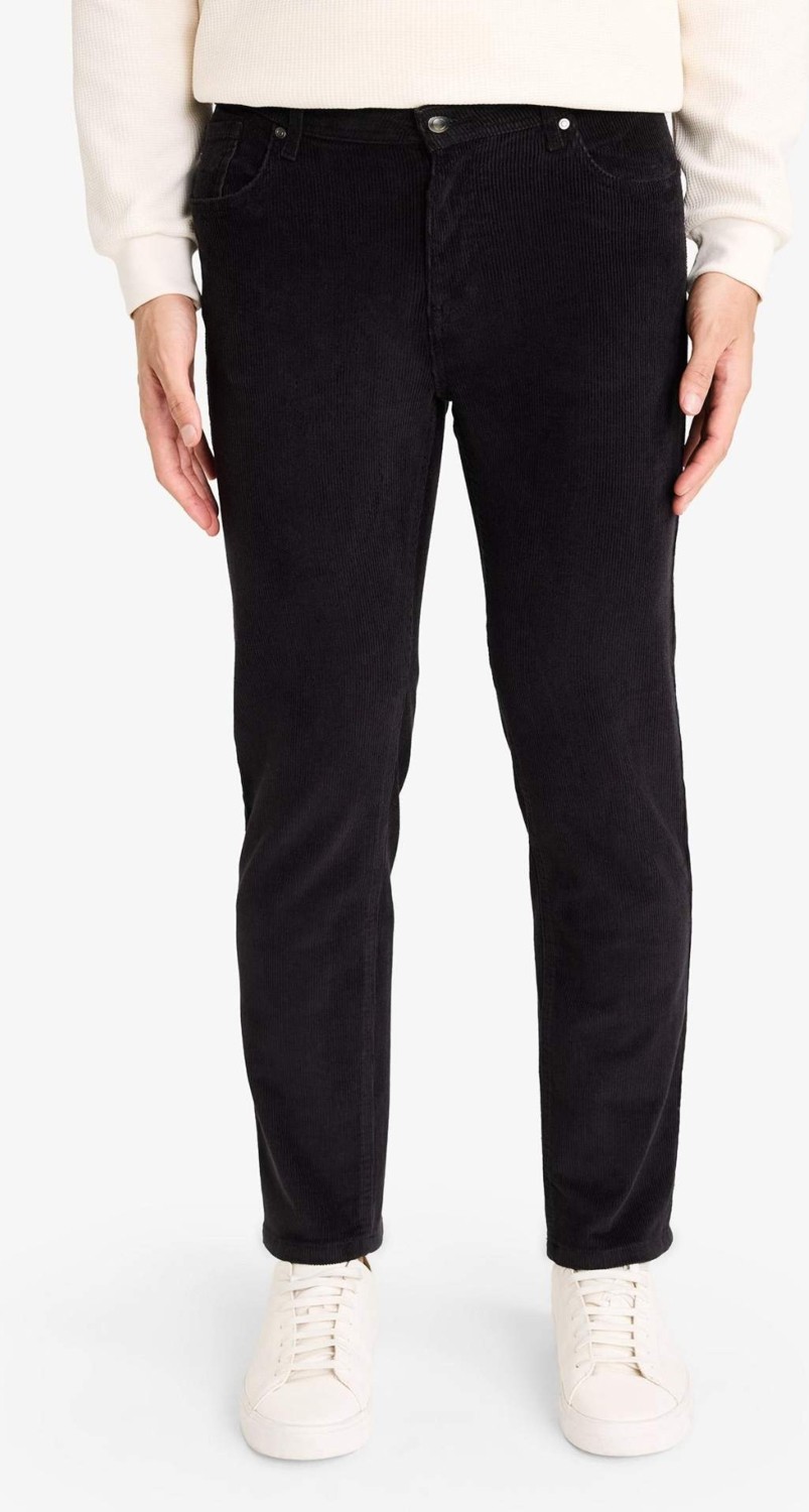 DeFacto Regular Fit Uzun Boy Fitilli Kadife Pantolon F3800AX25AU görsel 3