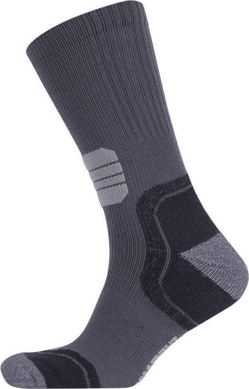 Aesco Thermoform Running Çorap Unisex 3'lü Paket, Antrasit, 39-42 Beden görsel 5