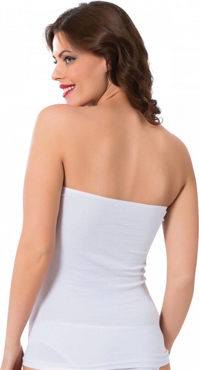 Pileli Store Bayan Straples Body Beyaz görsel 2