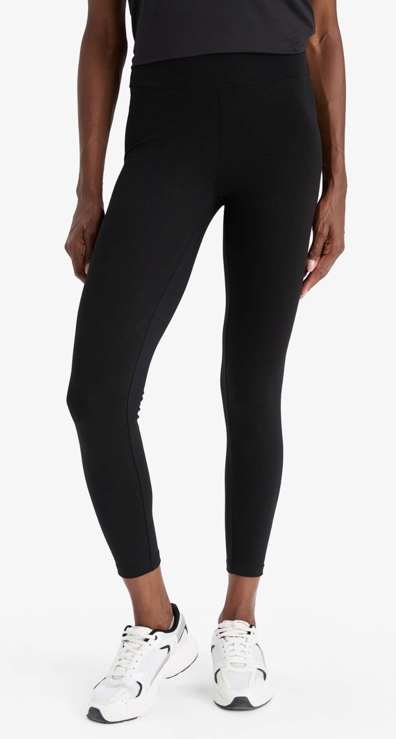 DeFacto Yüksek Bel Beli Saran Pamuklu Basic Sporcu Tayt Z6327AZ25AU görsel 5