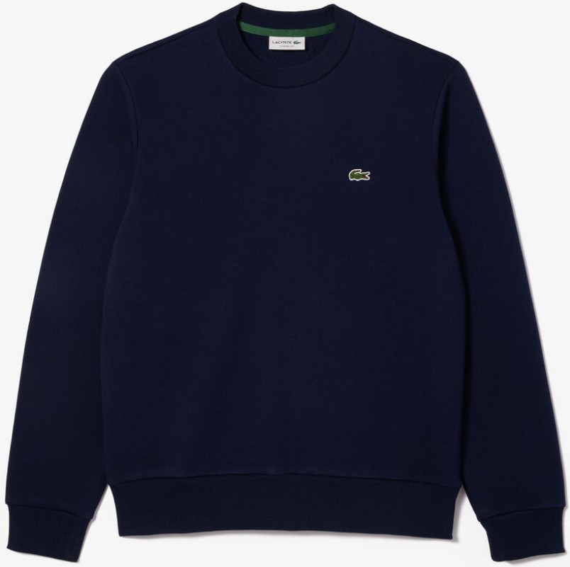 Lacoste Erkek Classic Fit Bisiklet Yaka Lacivert Sweatshirt görsel 3